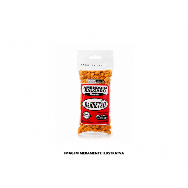 AMENDOIM - BARRETAO - 100g PIMENTA